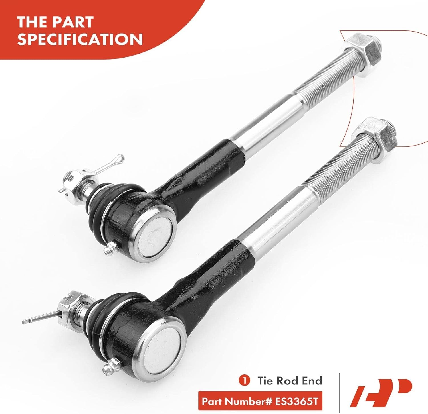 A-Premium Set of 8, Upper Lower Ball Joint, Inner Outer Tie Rod End, Compatible with Ford F-150 97-03, F-150 Heritage 04, F-250 97-99, Expedition 97-02, Lincoln Navigator 98-02, Blackwood 02, RWD