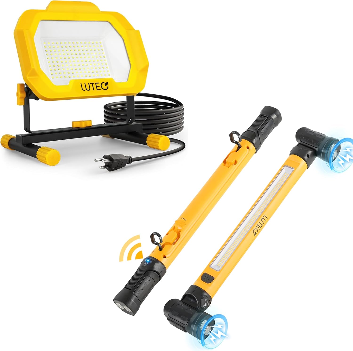 LUTEC LED Work Light & Rechargeable Magnetic Under Hood Work Light Bar