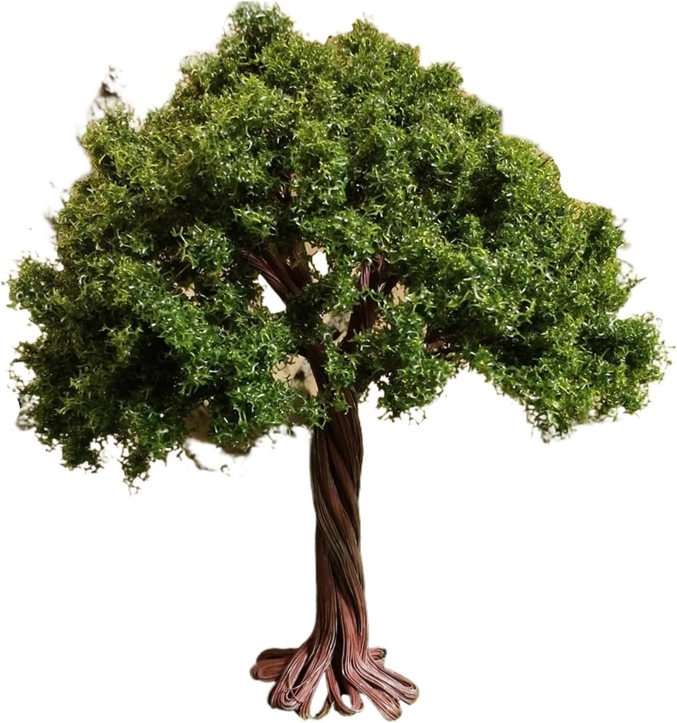 1PCS Green Model Tree Highly 15 cm /17cm /20cm /25cm, Building Sand DIY Craft Model Materials. Miniature Model(15cm 1pc)