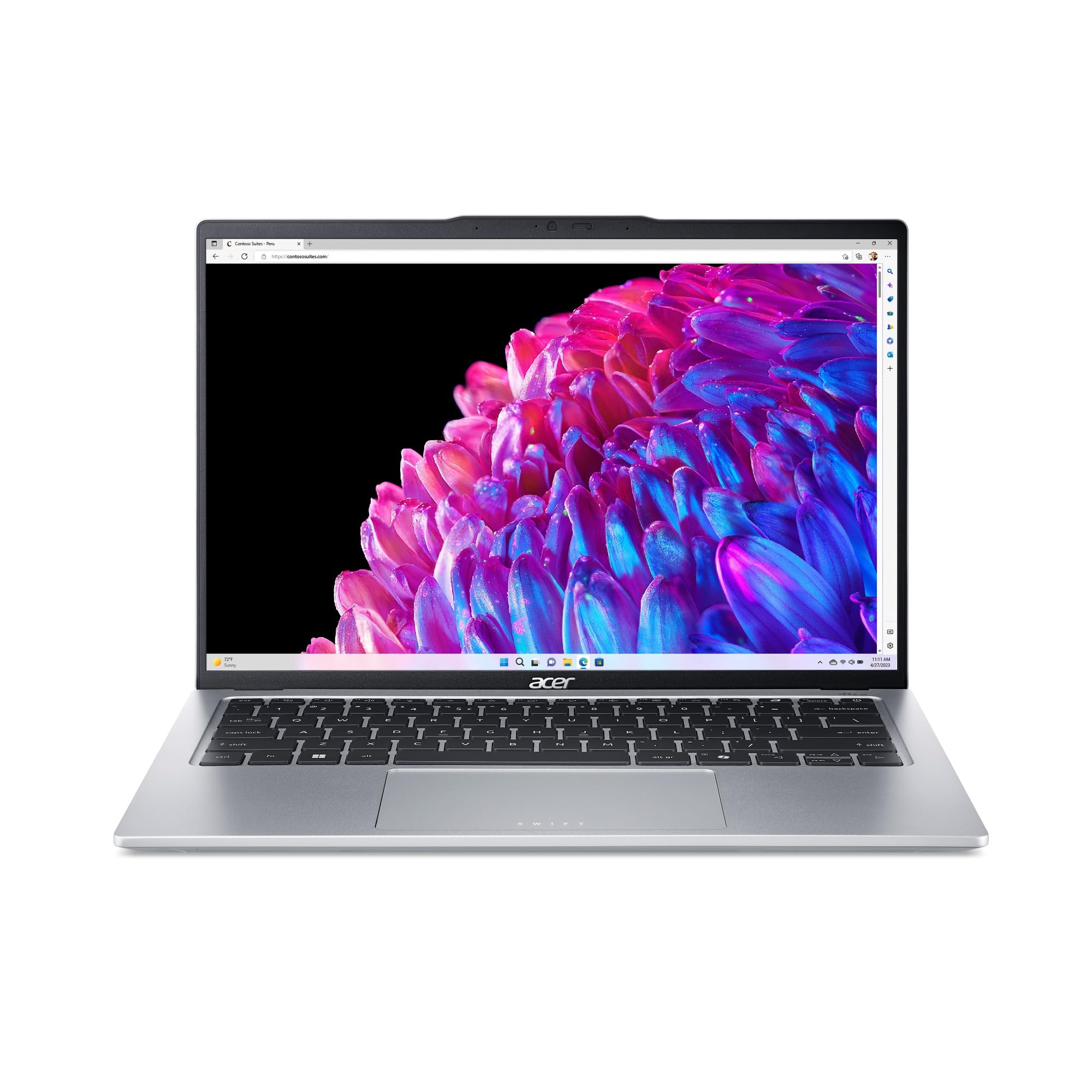 AcerノートPC Swift Go 14 SFG14-73-N73Y/F ノートパソコン Swift Go 14 ピュアシルバー SFG14-73-N73Y/F [14.0型