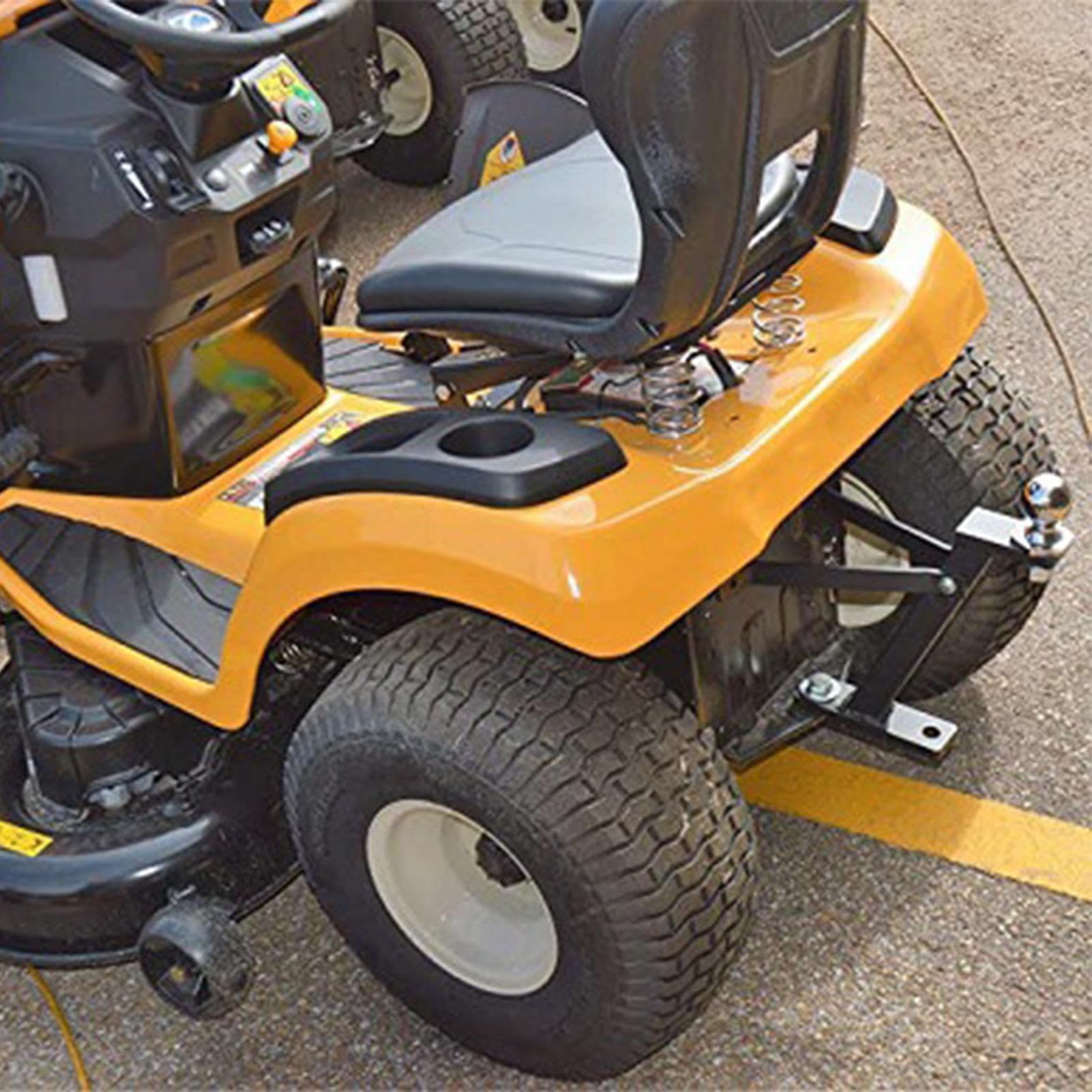 Hitch del Tractor: Accesorio de Remolque del cortacésped, acoplador de