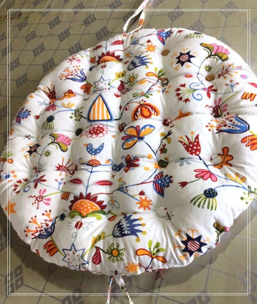 Oreiller de sol rond en lin 65cm G grand coussin de chaise suspendue