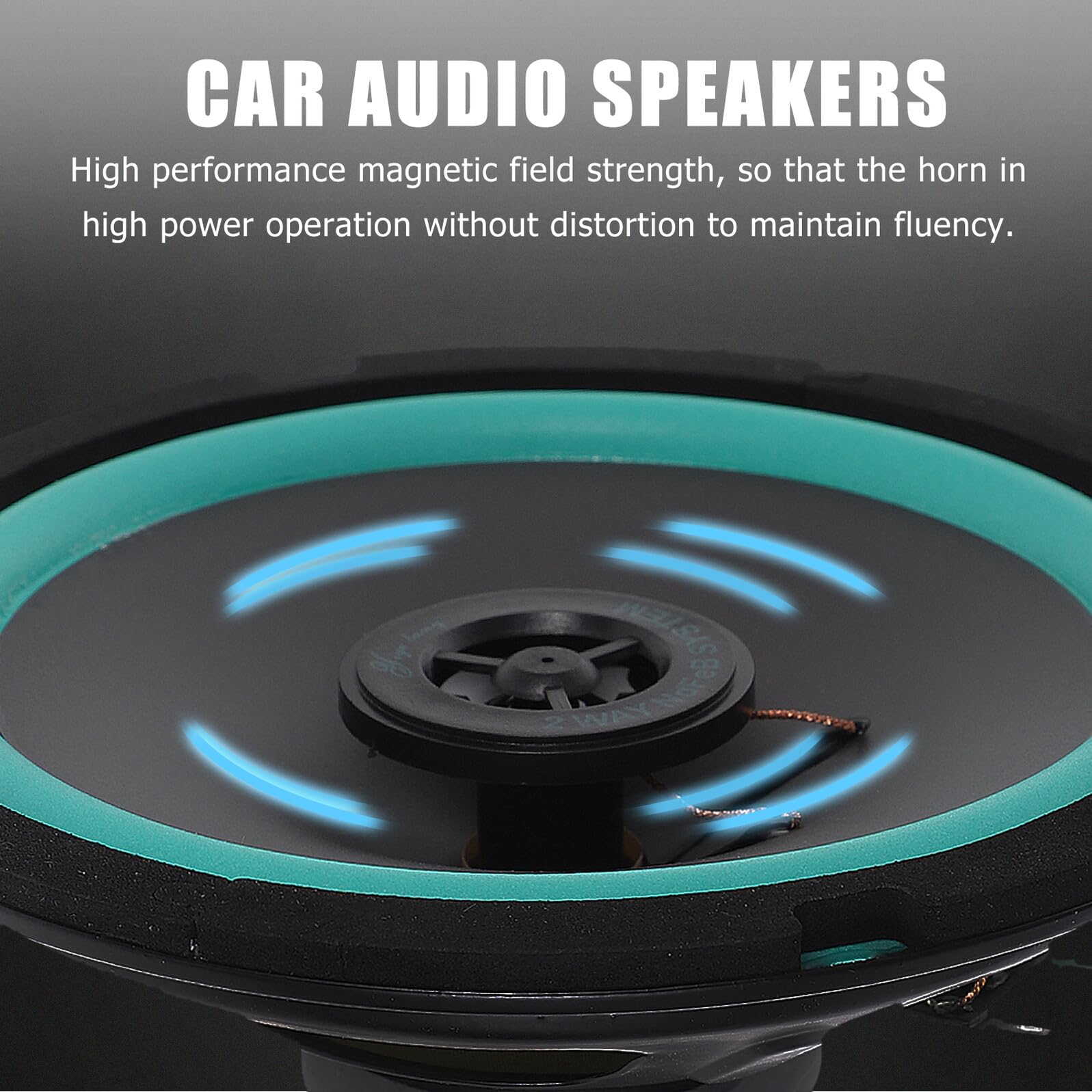 Cabilock Auto Ohm Woofer Midrange Da Design Sottile e Compatto Audio Alta Per Veicoli Per Impianti Audio Auto