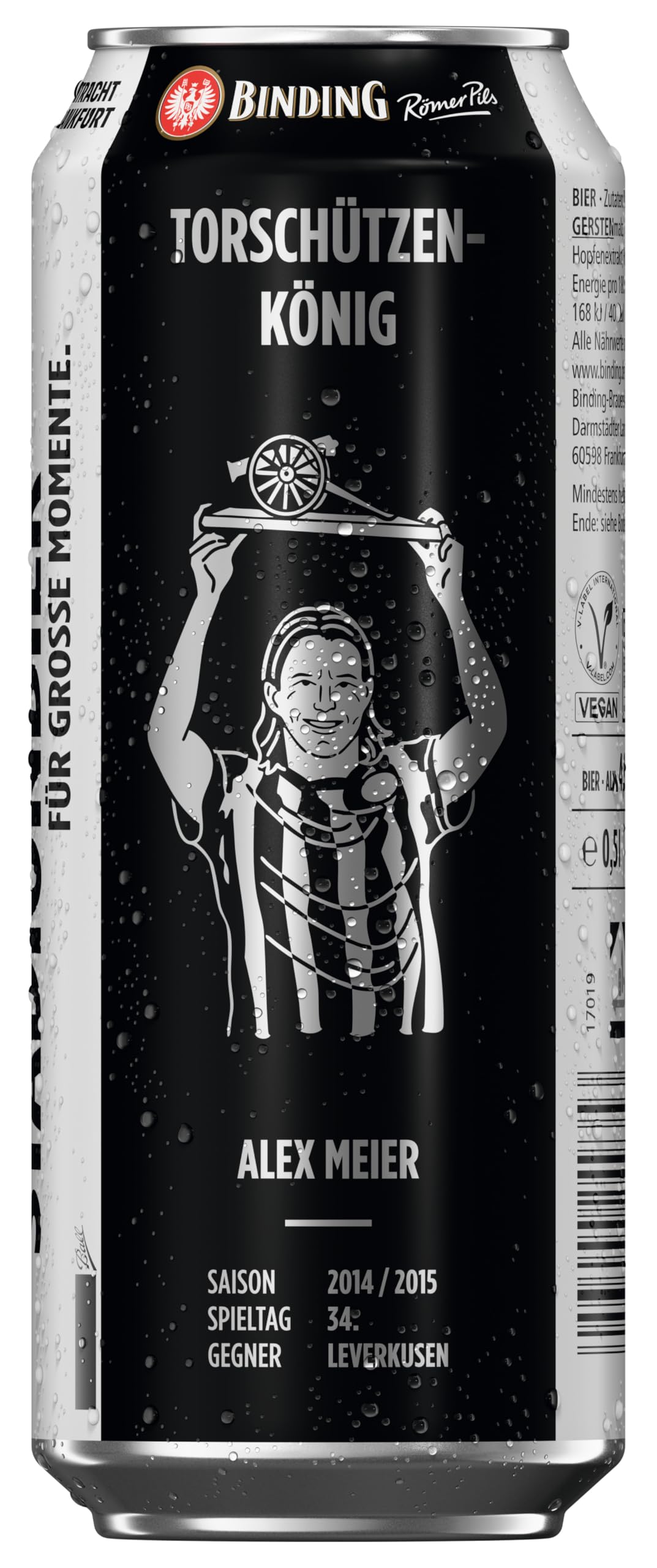 Binding Römer Pils Edition Eintracht Frankfurt, Einweg 24x0,50 L Dose