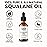 Squalane Oil - 100% Pure & Natural Plant Derived Facial Oil 1 Fl Oz Glass Bottle & Dropper - Cold Pressed and Unrefined Premium Grade Multipurpose Moisturizing Oil For Skin and Hair