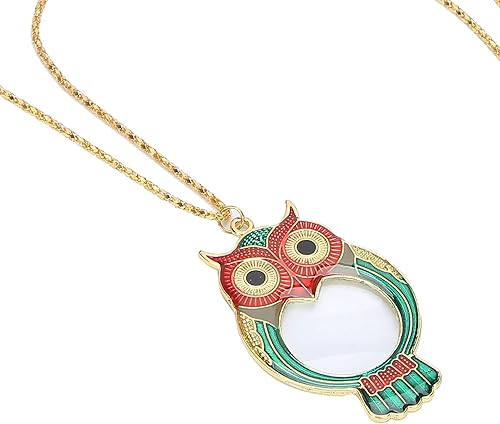 Miniatura 9 de Lupa con cadena linda lupa 10X, para niños y ancianos