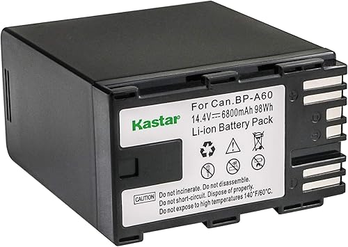 Miniatura 2 de Kastar LCD Dual Cargador rápido & Batería para Canon bp-a30, bp-a60 Batería, Cargador de cg-a20 y Canon EOS C200, EOS c200b, EOS C300 Mark II PL
