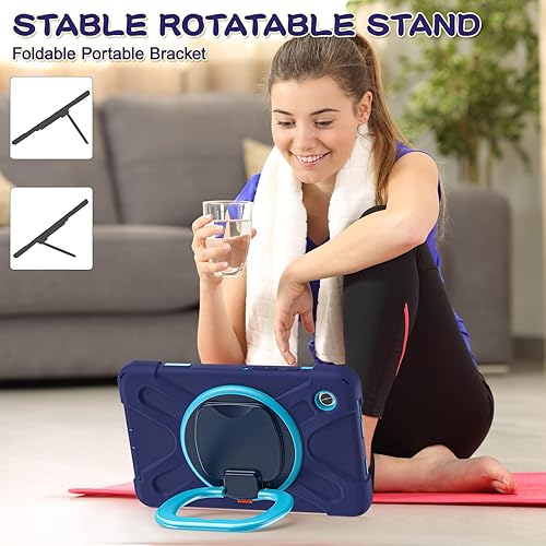 Miniatura 66 de Funda resistente para Galaxy Tab S10 Ultra 2024/S9 Ultra 2023/S8 Ultra 2022, funda híbrida resistente con soporte para bolígrafo S, funda a prueba