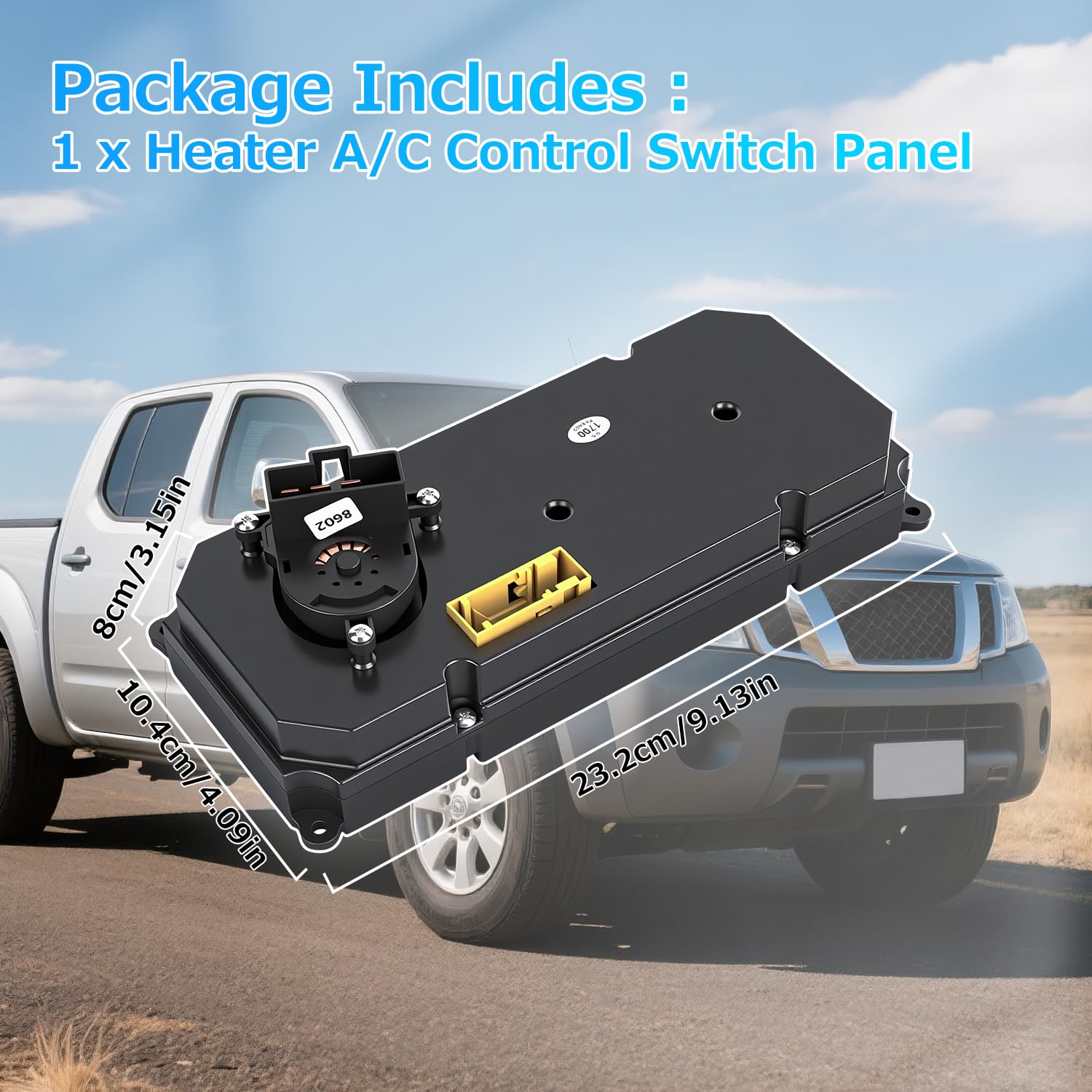 A/C Air Conditioning Switch Control Module Compatible for Nissan Frontier Navara D40 YD25 2.5L Pick Up 2007-2012,27510-EB700 HVAC Heater Panel Switch Replacement