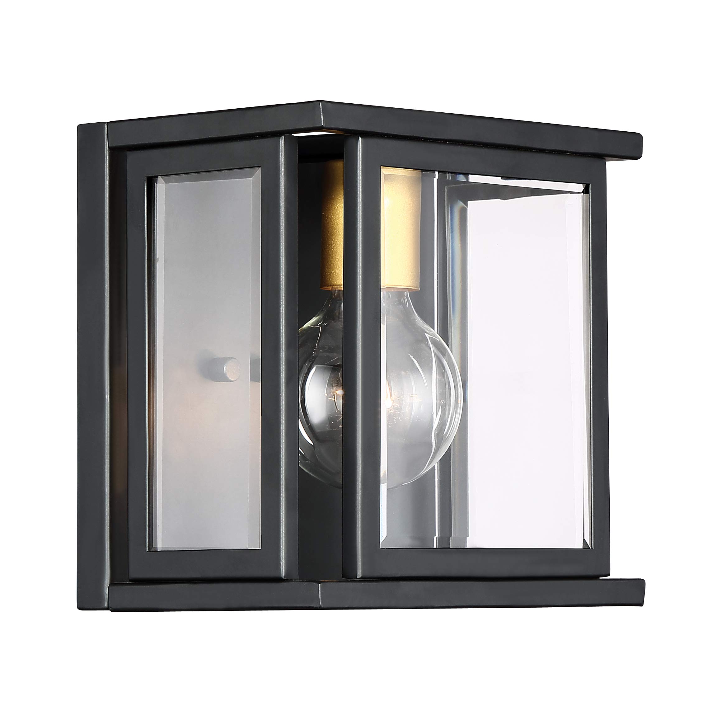Nuvo 60/6411 One Light Vanity, 1Lt Wall Sconce, Black