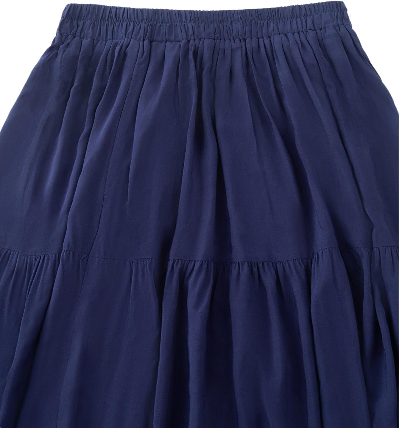 OSTOO Women's Summer Long Flowy Renaissance Skirt with Pockets - Boho High Waist A-Line Maxi Skirt - Image 3