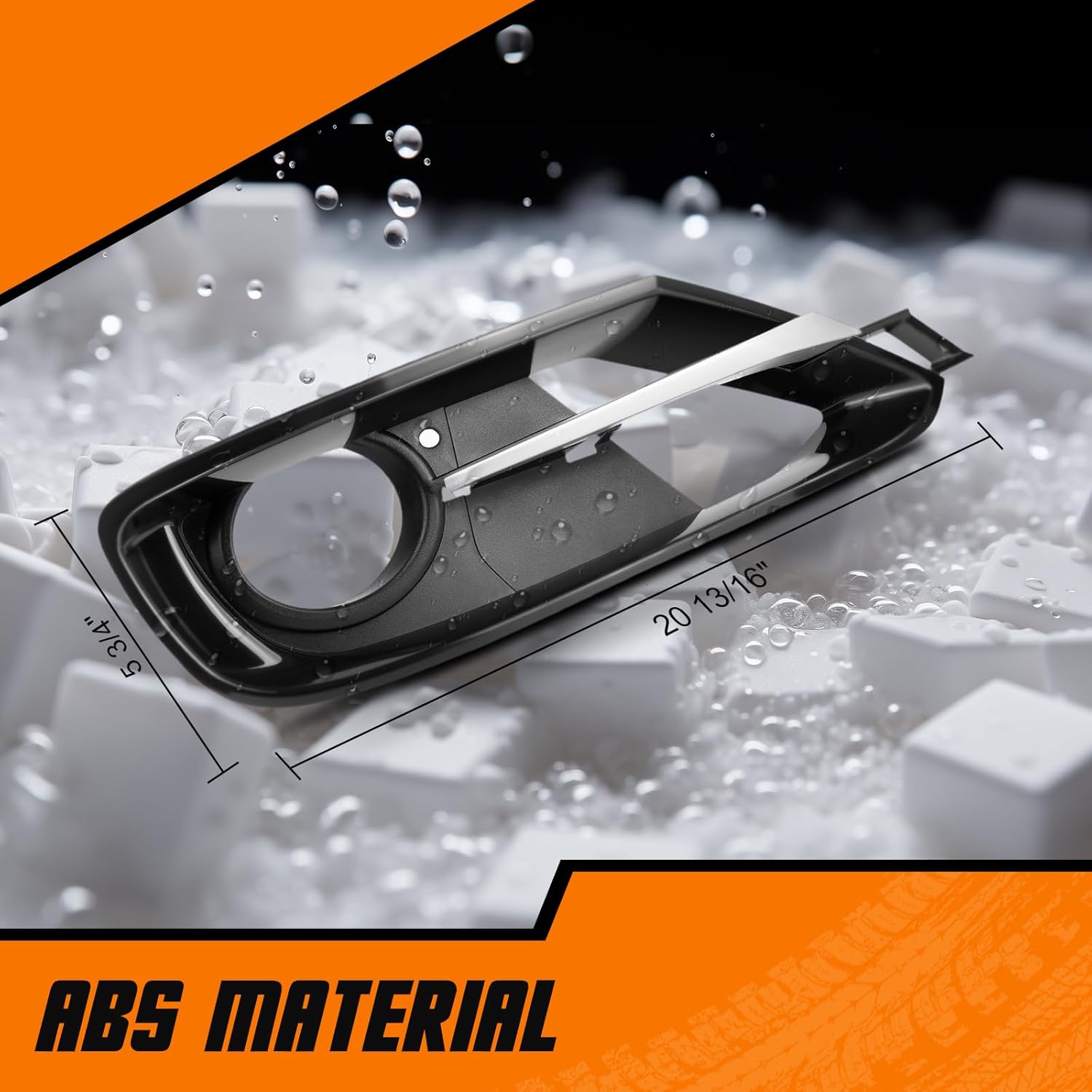 Front Bumper Fog Light Grille Compataible With 2012 2013 2014 2015 BMW 3 Series F30 F31 320i 328i 328d 335i x Grille Covers Trim.Replace 51117300739 51117300740 BM1047127