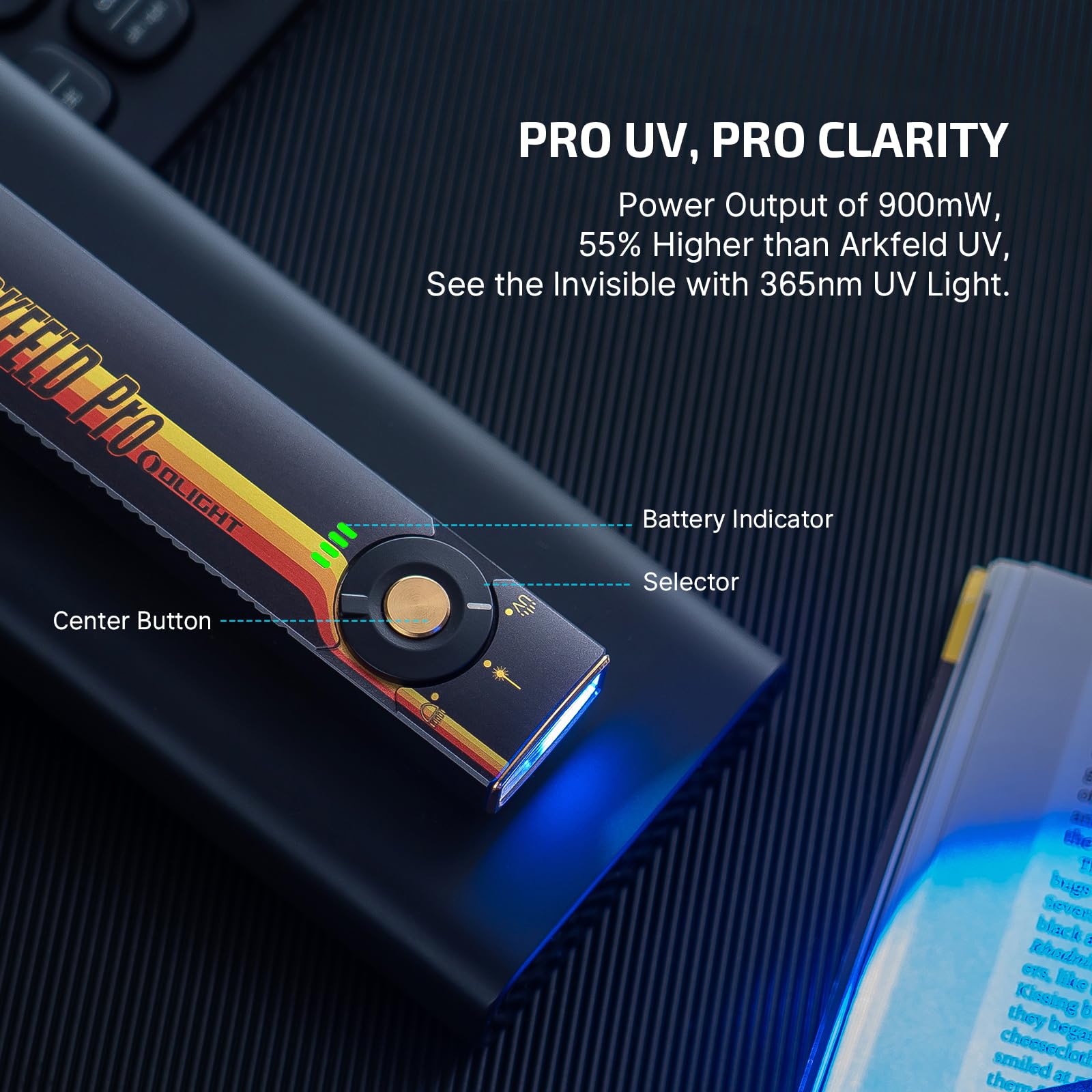 OLIGHT Arkfeld Pro 1300 Lumens EDC Rechargeable Flashlight
