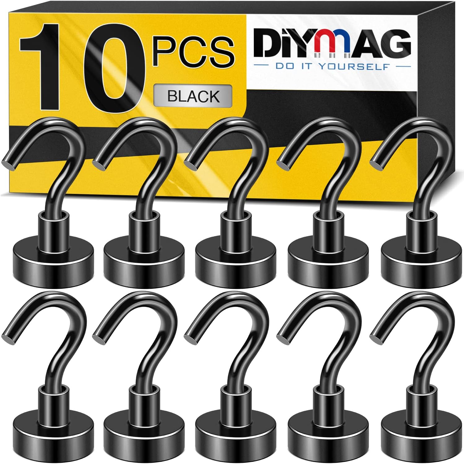 DIYMAG Magnetic Hooks for Hanging Cubicle Accessories, 30lbs 2025 Cruise Cabin Ship Essentials N52 Magnetic Hook Heavy Duty Strong Magnets Fridge for Classroom Beach Kitchen Grills 10 Pack Black DIYMAG Magnetic Hooks for Hanging Cubicle Accessories, 30lbs 2025 Cruise Cabin Ship Essentials N52 Magnetic Hook Heavy Duty Strong Magnets Fridge for Classroom Beach Kitchen Grills 10 Pack Black