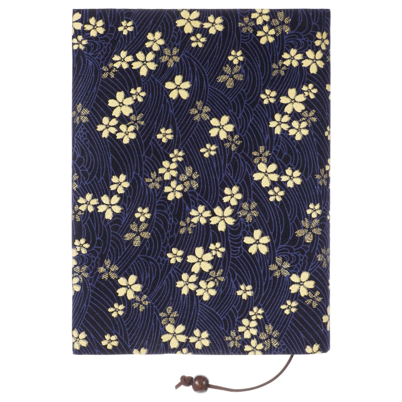 Cloth Book Cover Hand-Made Floral Book Sleeve 8.46X6.42 Inch Ornamental Protective Sleeve for School Office Reading