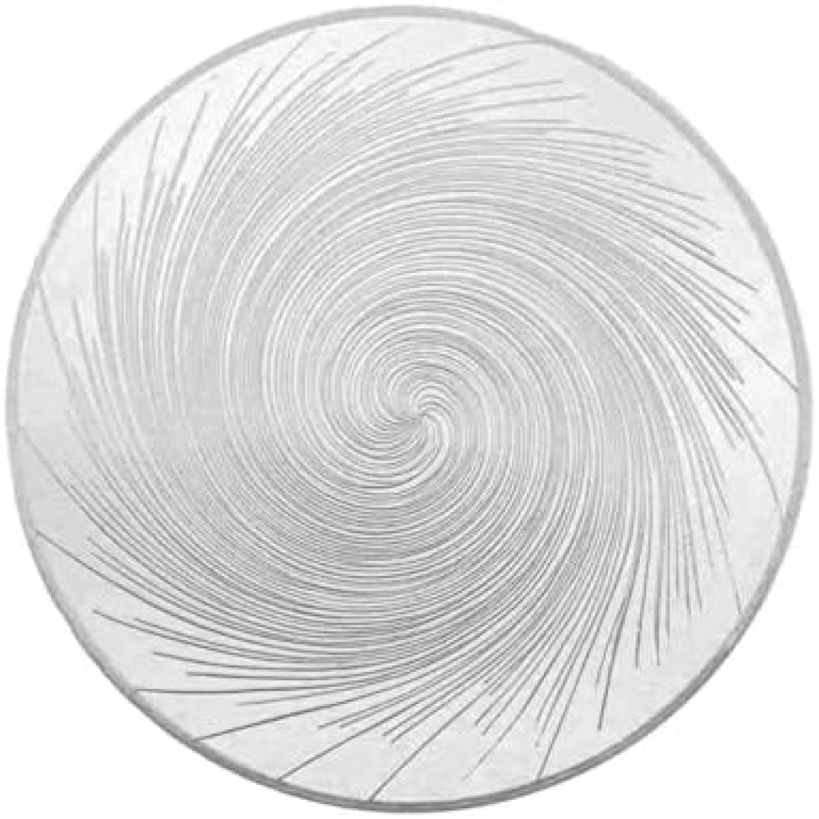 Set de table rond lavable et antiderapant lot de 4 en PVC dore 38cm