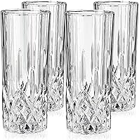 Vista 8 de Vasos Highball Viski Admiral, Vasos de Cristal para Beber, Cristalería Elegante para Whisky, Vodka, Cócteles, Perfectos para Bares en Casa, Fiestas