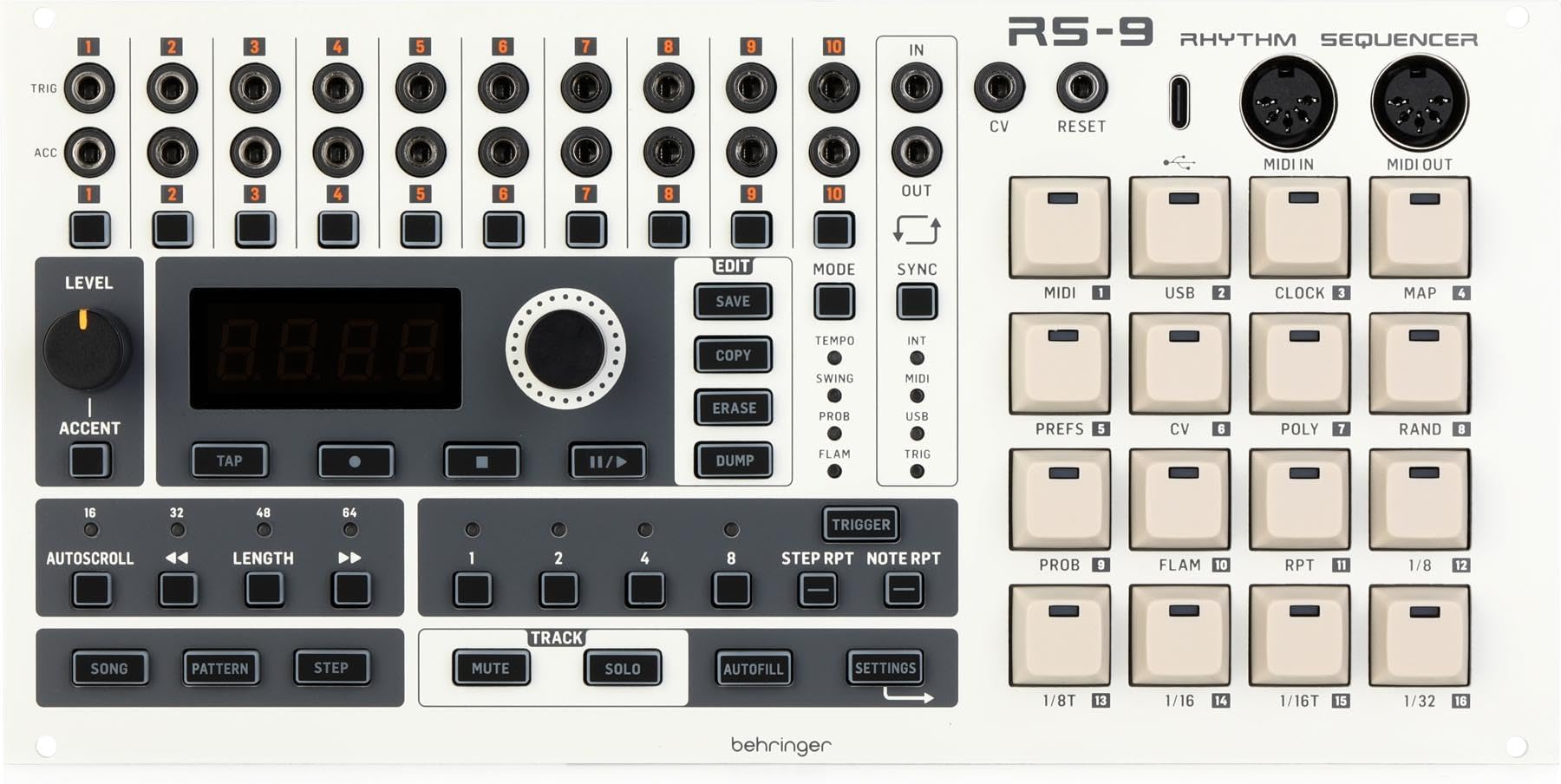 Behringer RS-9 Rhythm Sequencer Eurorack Module