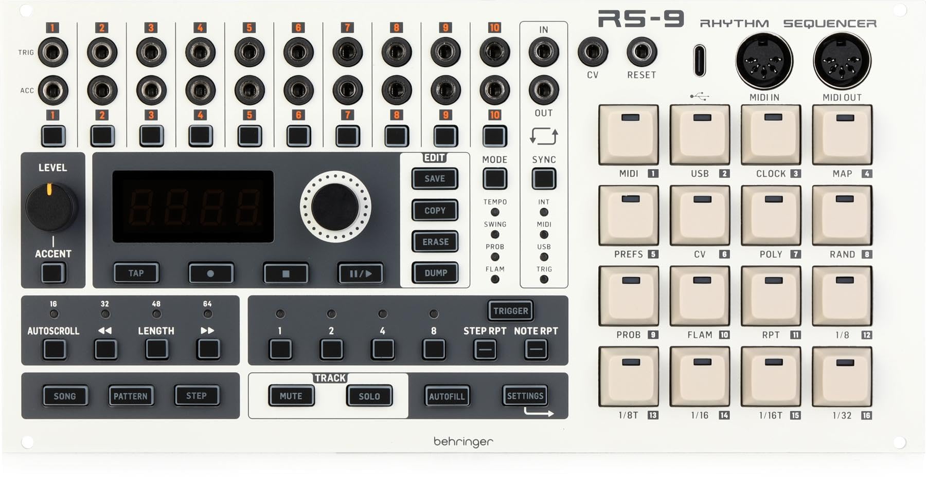Amazon.co.jp: Behringer RS-9 リズムシーケンサー ユーロラック