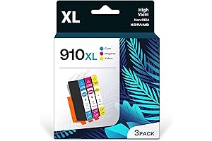910XL Ink Cartridges Replacement for HP 910 XL 910XL Tricolor (1 Cyan,1 Magenta,1 Yellow)