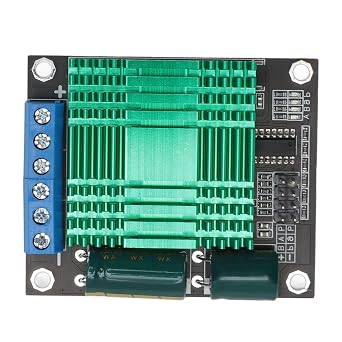 DC Motor Driver, 60A High Power H-Bridge Controller Board, Dual Channel PWM Module for Industrial Applications, 9V-30V DC Stepper Motor Control