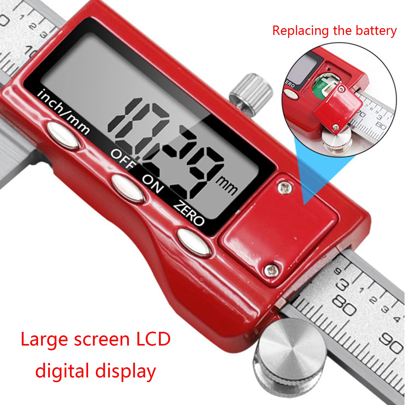 0-150mm cyfrowa suwmiarka elektroniczna ze stali nierdzewnej LCD z noniuszem mikrometr tarcza hamulcowa Rotor Gauge narzędzie pomiarowe