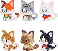 Vista 10 de Bloque de construcción modelo de dinosaurio micro mini bloques de dinosaurio kit de construcción regalos para niños y adultos (velociraptor)