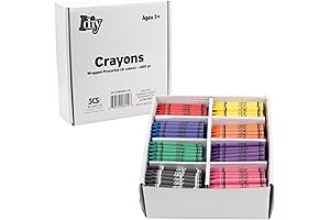 IDIY Bulk Wax Crayons for Classroom