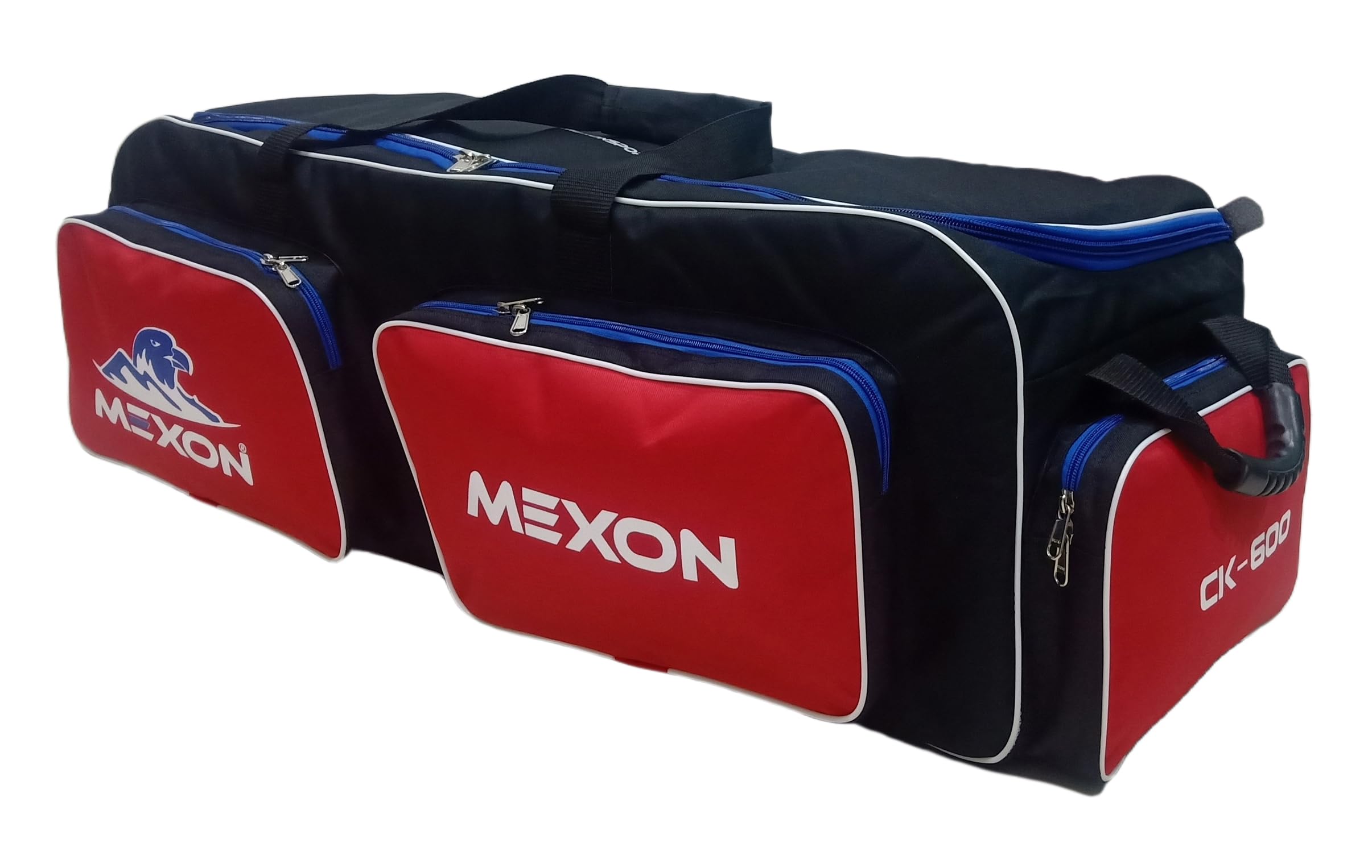MEXON Cricket Kit Bag with Wheels Large || Padded (Black/Red)-picture-10