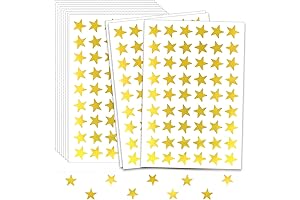 1080 PCS Gold Star Stickers for Kids
