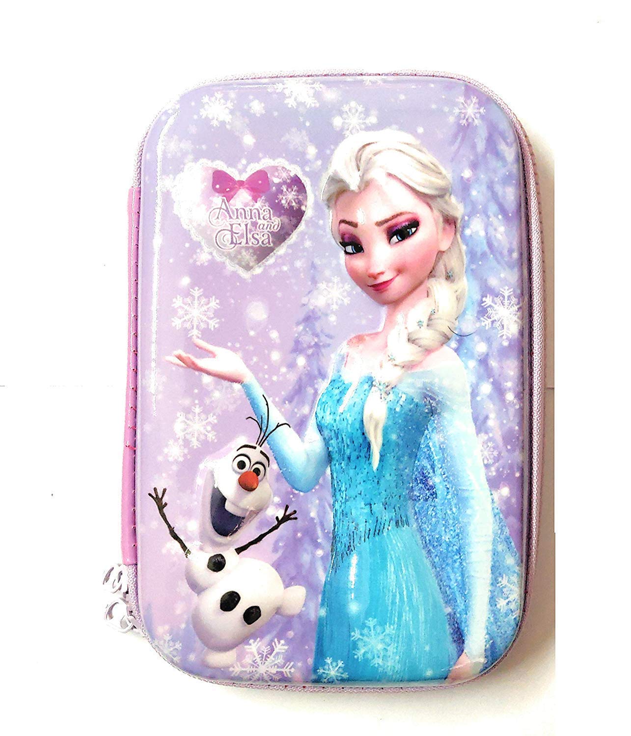 GJSHOP Premium Stylish Frozen Print Large Capacity Hardtop Pencil Case Organizer School Kids Girls Women Pen Holder Pouch Multipurpose (B084VP97XR) Amazon Price History, Amazon Price Tracker