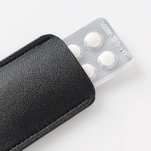 Miniatura 4 de Pastillero anticonceptivo para mini paquetes de píldoras 2.0 in x 4.3 in (negro)