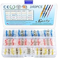 Algopix Similar Product 2 - 140 PCS Solder Seal Wire Connectors 