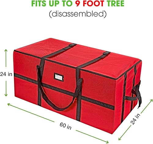 Miniatura 2 de ProPik  Bolsa de almacenamiento para árbol de navidad, contenedor de almacenamiento resistente, 24 pulgadas (60.96 cm) de alto x 24 pulgadas (60.96