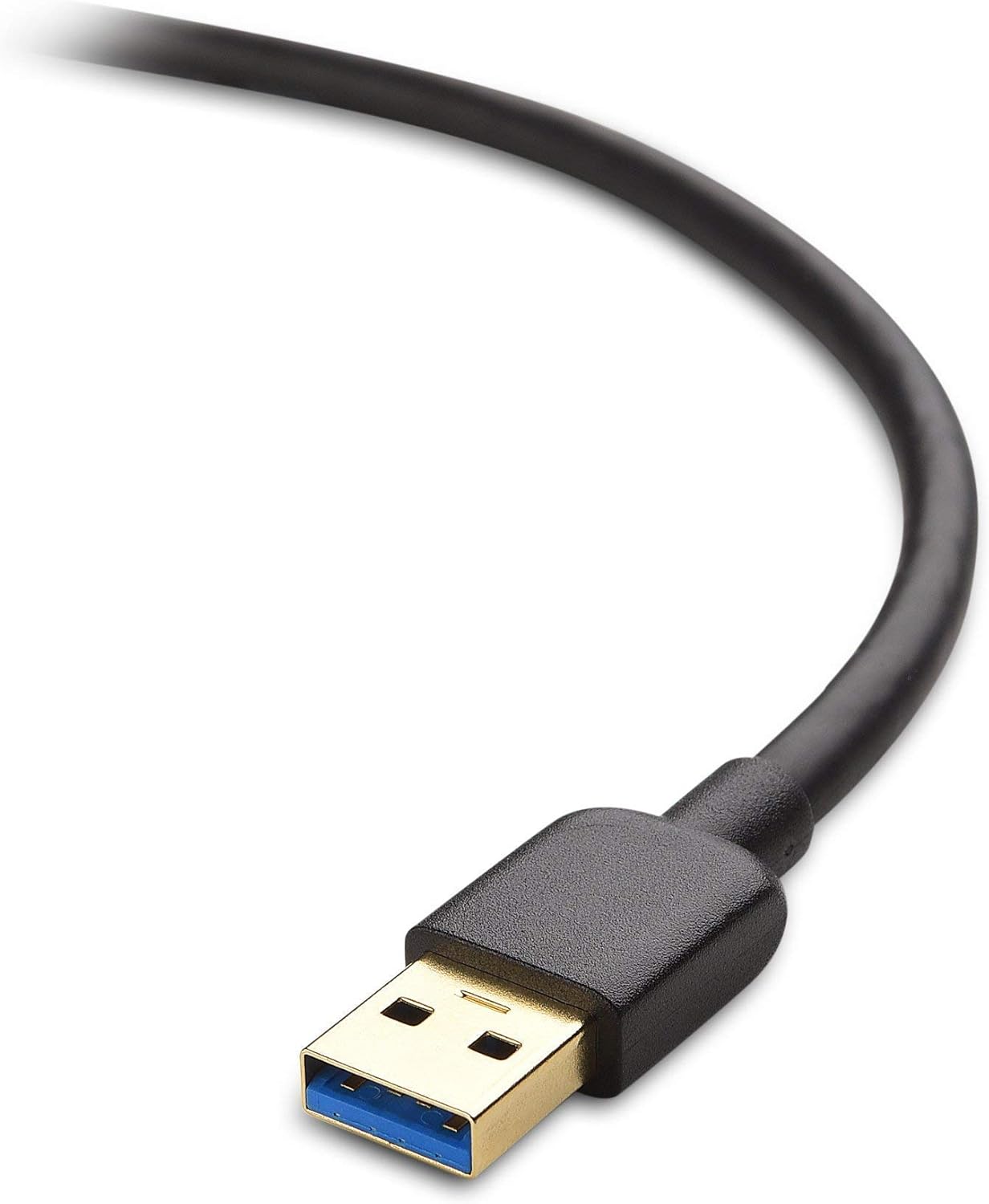 Cable Matters 4 Port USB 3.0 Switch Hub USB Sharing Switch for 4 Computers and USB Peripherals - Button or Wireless Remote Control Swapping & Micro USB 3.0 Cable