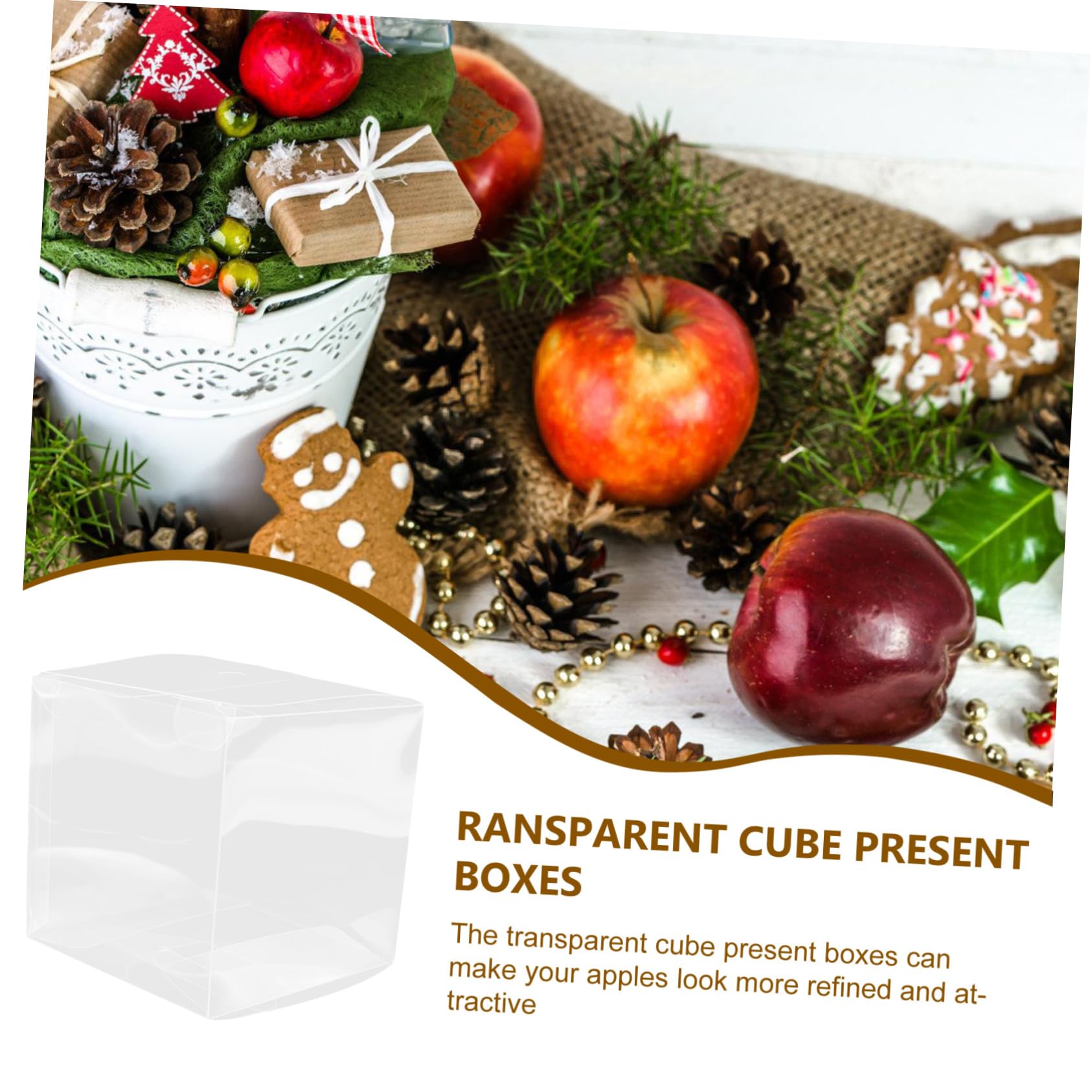 BCOATH 1juego Cajas De Reutilizables Transparentes Para Dulces y Envase Para Fiestas y Celebraciones Diseño Único y Atractivo Para Almacenar Golosinas