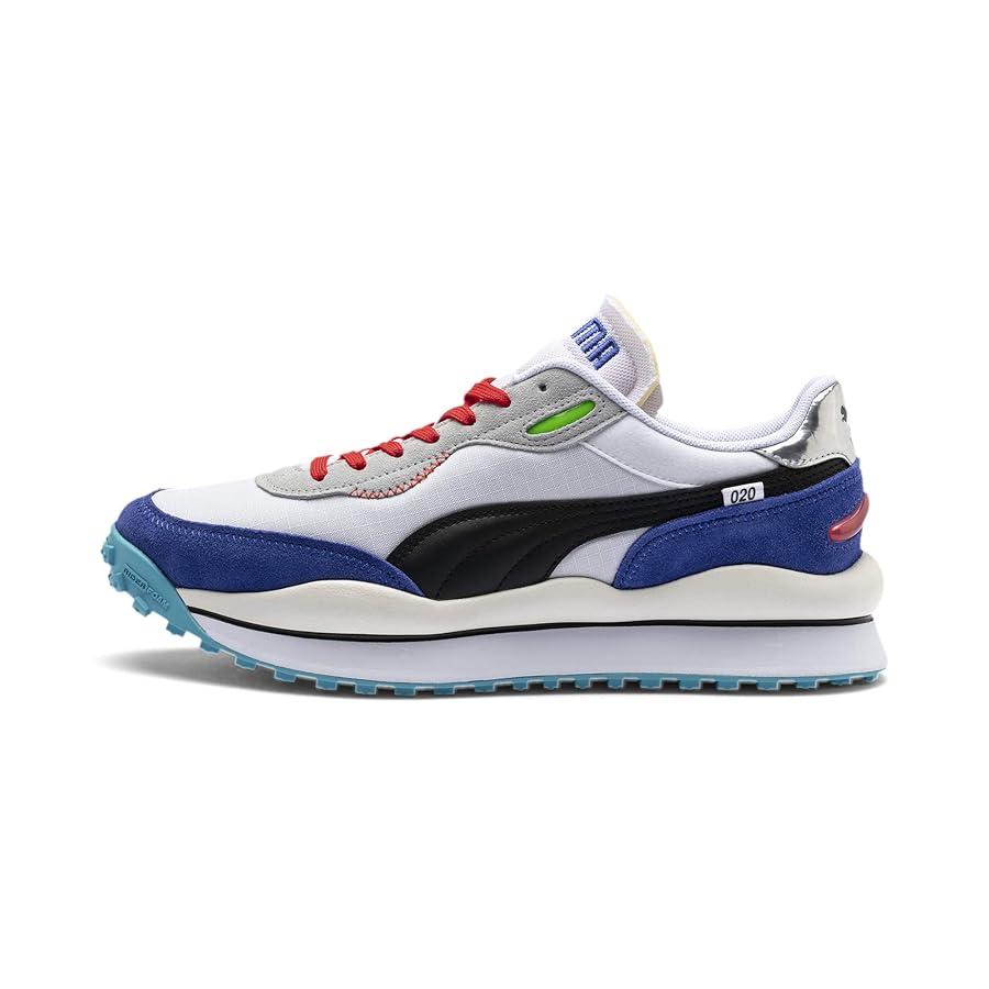 PUMA Style Rider Ride On, White Dazzling Blue-High Rise, Puma White  Dazzling Blue High Rise, 36 EU : Amazon.it: Moda