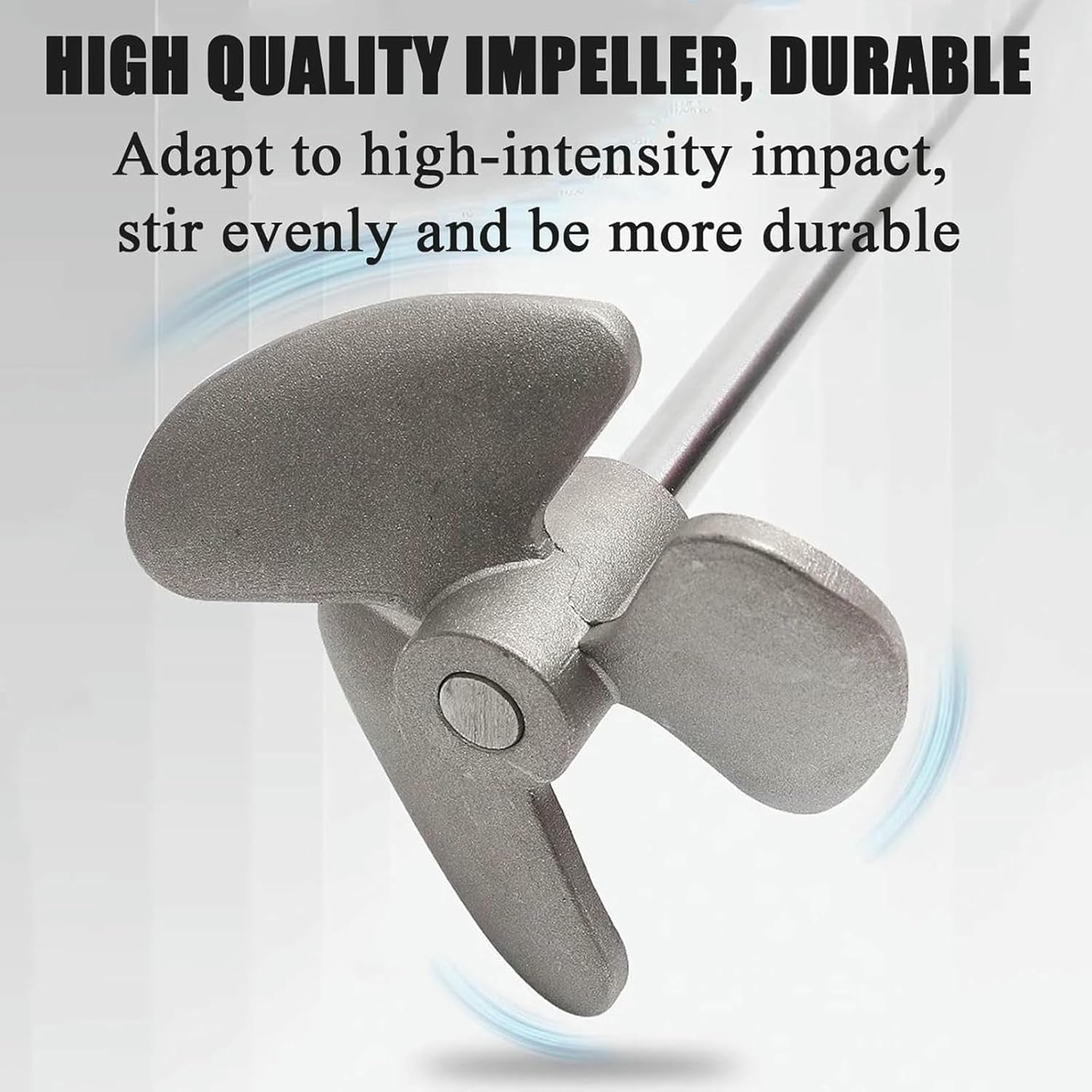 1/8HP Lifting Pneumatic Mixer, IBC Air Agitator, Pole Length 40CM, Air Mix Paint Stirring Machine, for Paints, Coatings, Glues, Inks, Food, Silicone Oil-