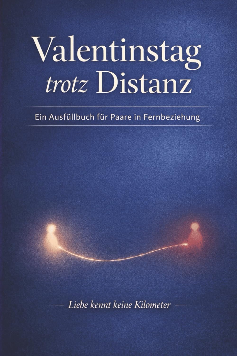 Valentinstags-Geschenk für Paare in Fernbeziehung: Ausfüllbuch mit Fragen, freien Seiten und Platz für Fotos