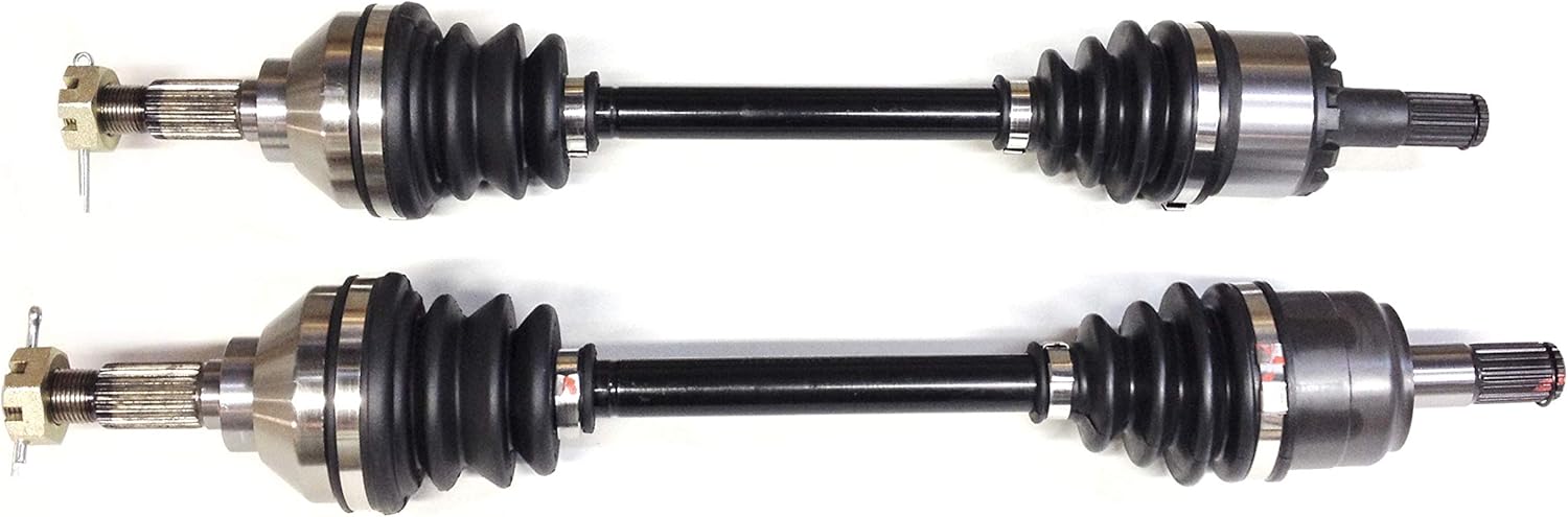 Precision Front CV Axles for Kawasaki 59266-0007, 59266-0008, Left & Right, Quality Tested, Heat-Treated, 4140 Chromoly Steel, Exact Fit, ATVPC