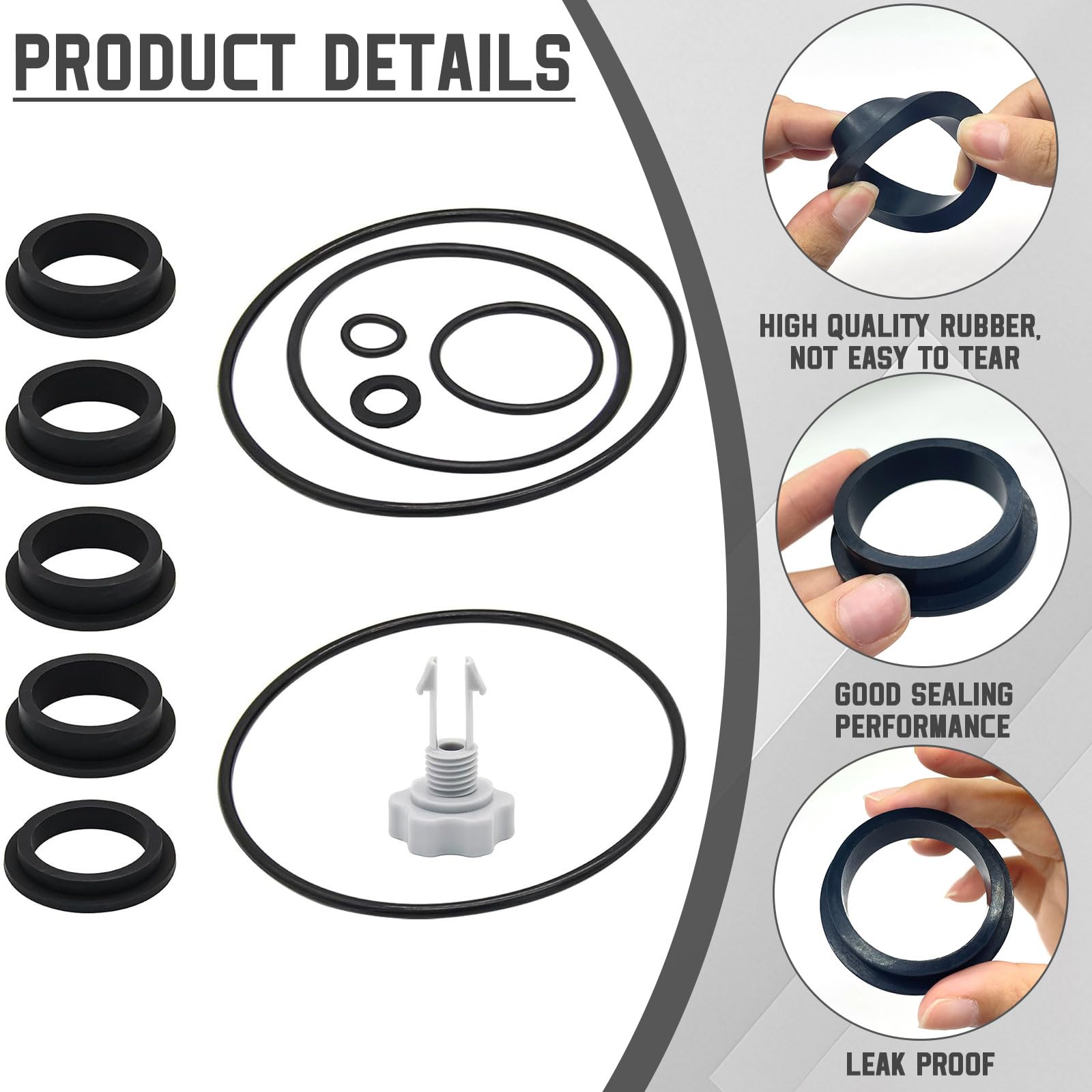Kit De Joints Pour Pompe à Sable Intex - 12 Pièces Dont Soupape D'air - Compatible Référence 25013 - 11