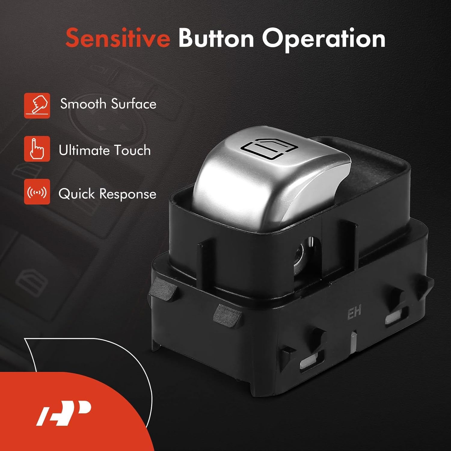 A-Premium Power Single Window Switch Button Compatible with Mercedes-Benz W213 E200 2017-2020, E250 E300 2017-2019, E400 2017-2018, E350 2020, Replace# 2139050309
