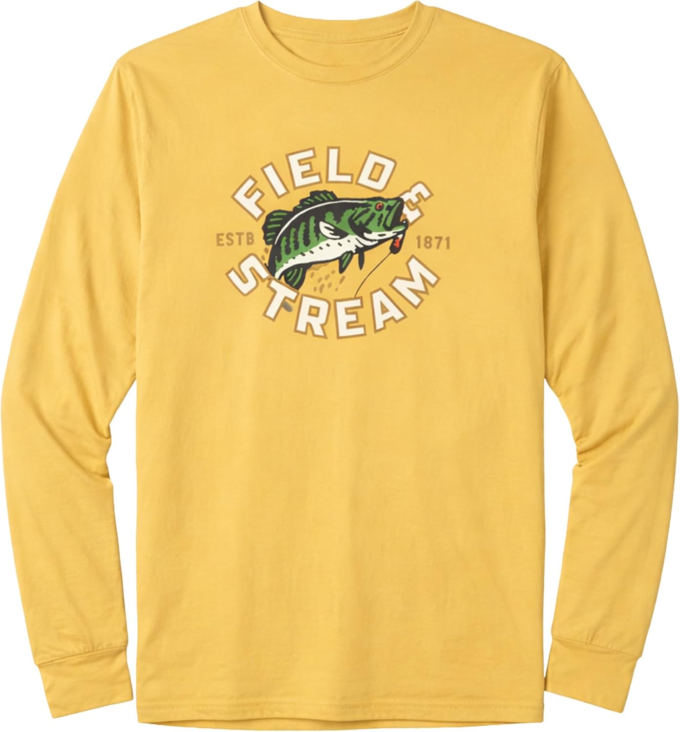 Field & Stream Men's Roll Cast Long Sleeve Performance Tee Shirt with Drirelease