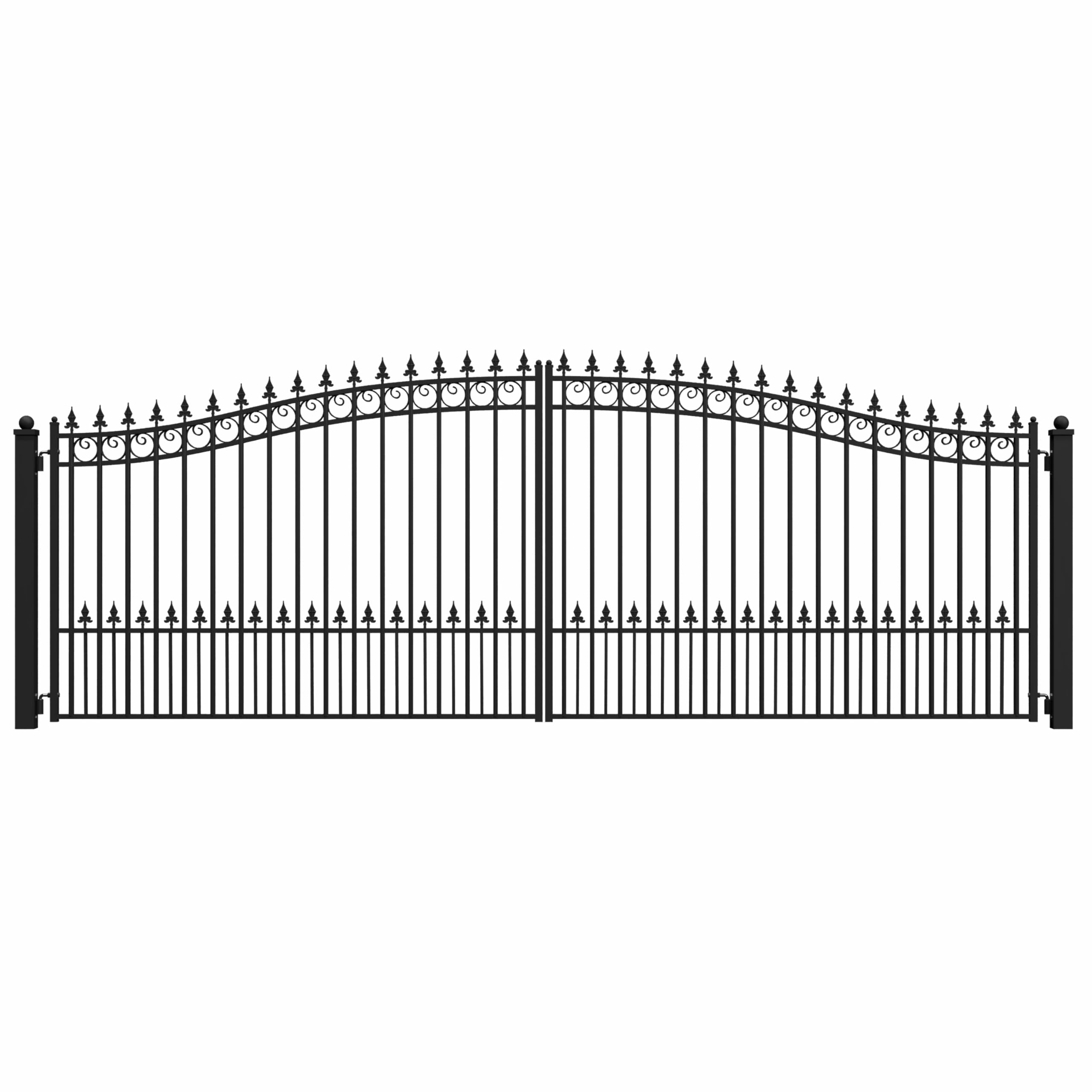 ALEKO Dual Swing Driveway Gate (18x6 Prague) DG18PRAD