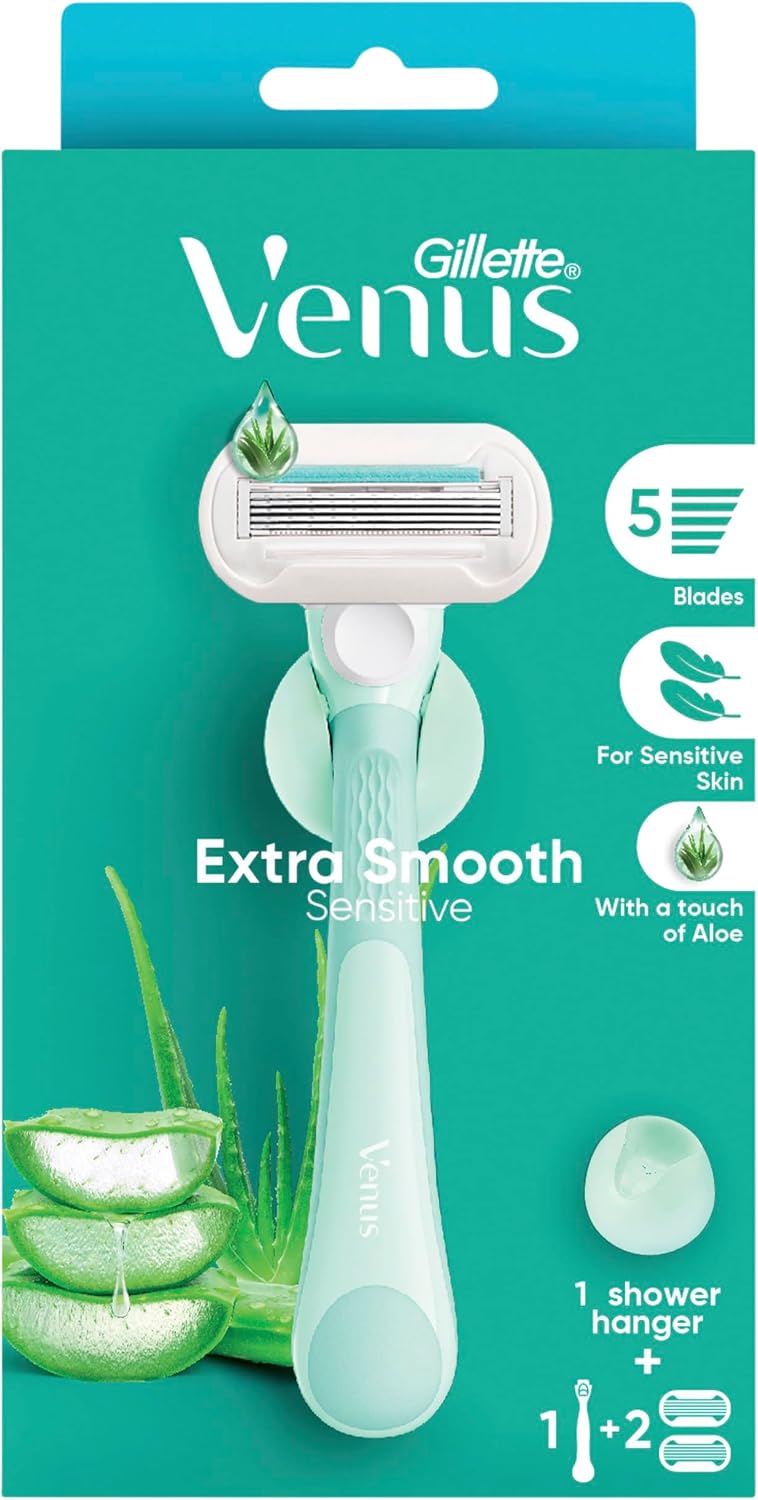 Gillette Venus Extra Smooth Sensitive Women's Razor : Amazon.com.au ...