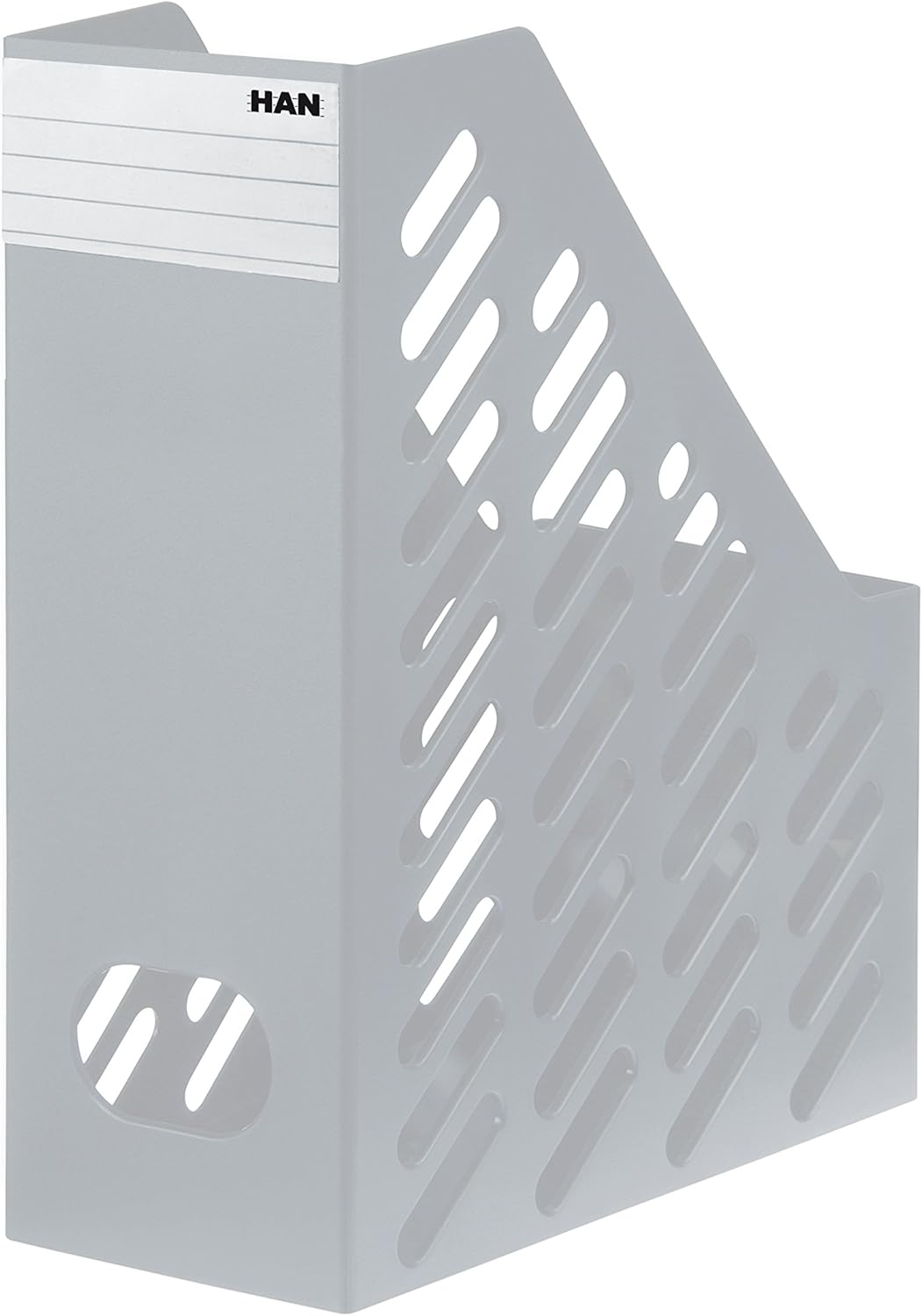 HAN Klassik XXL 115 x 248 x 145/ 320mm C4 Size Magazine File with Label - Light Grey