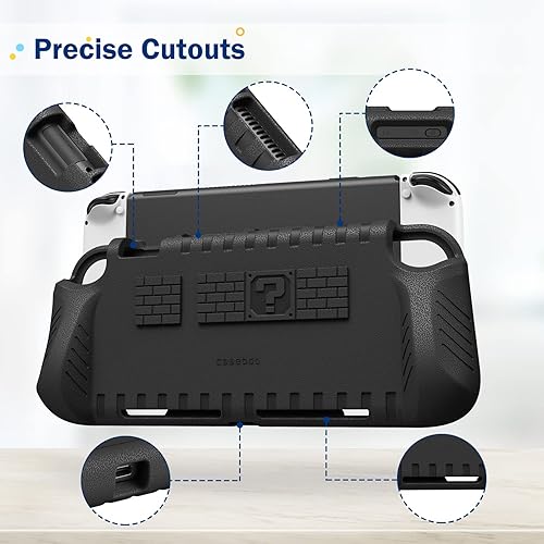 Miniatura 6 de Fintie Kids Case for Nintendo Switch OLED Model 2021 with Game Card Slots - Kids Friendly Ultralight Shockproof Protective Cover, Ergonomic Grip