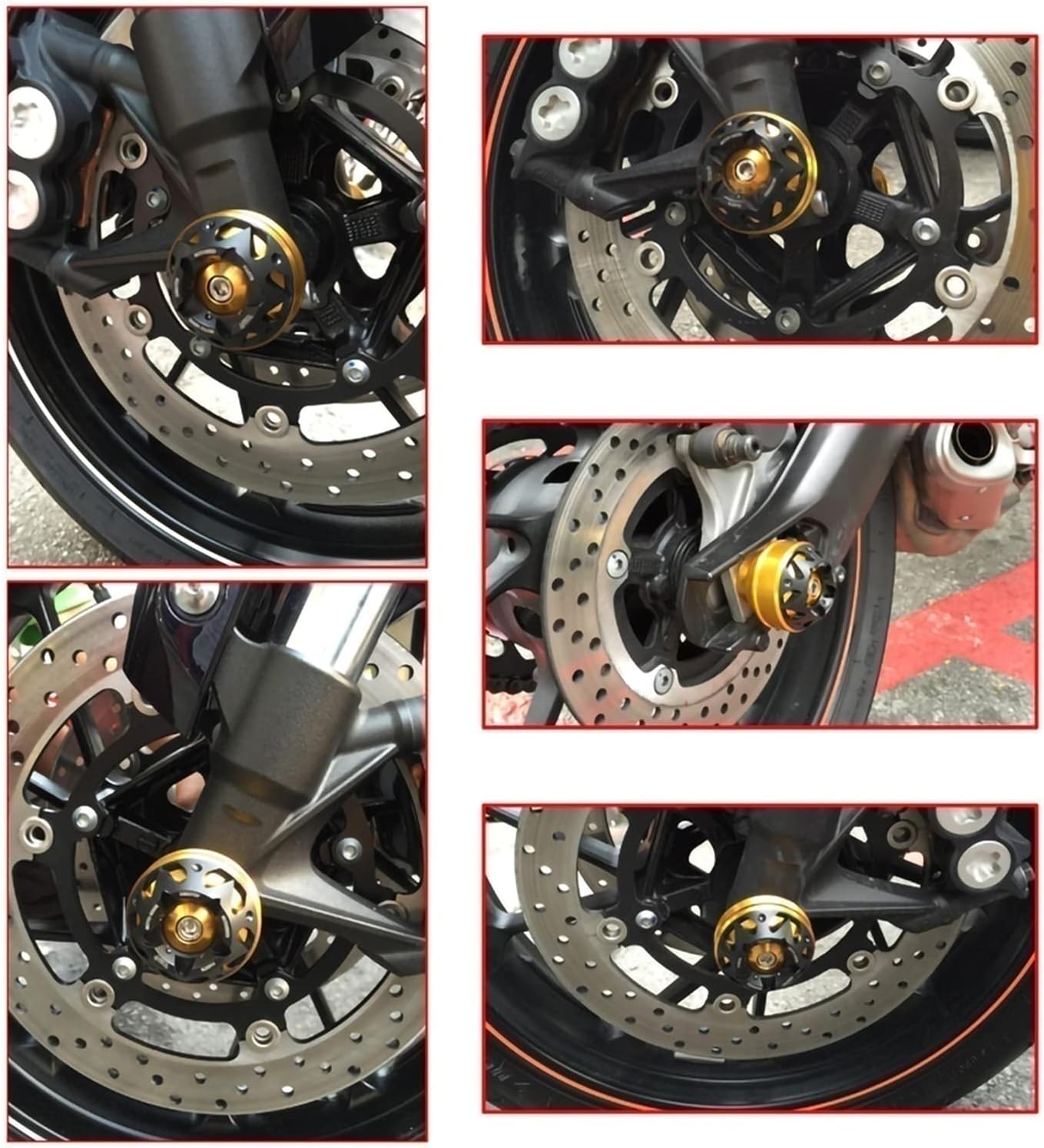 Motorcycle Accessories Motorcycle CNC Front Axle Fork Wheel Protector Crash Sliders Falling Protection for BMW R1250R R1250RT R1250RS R1250GS/Adv