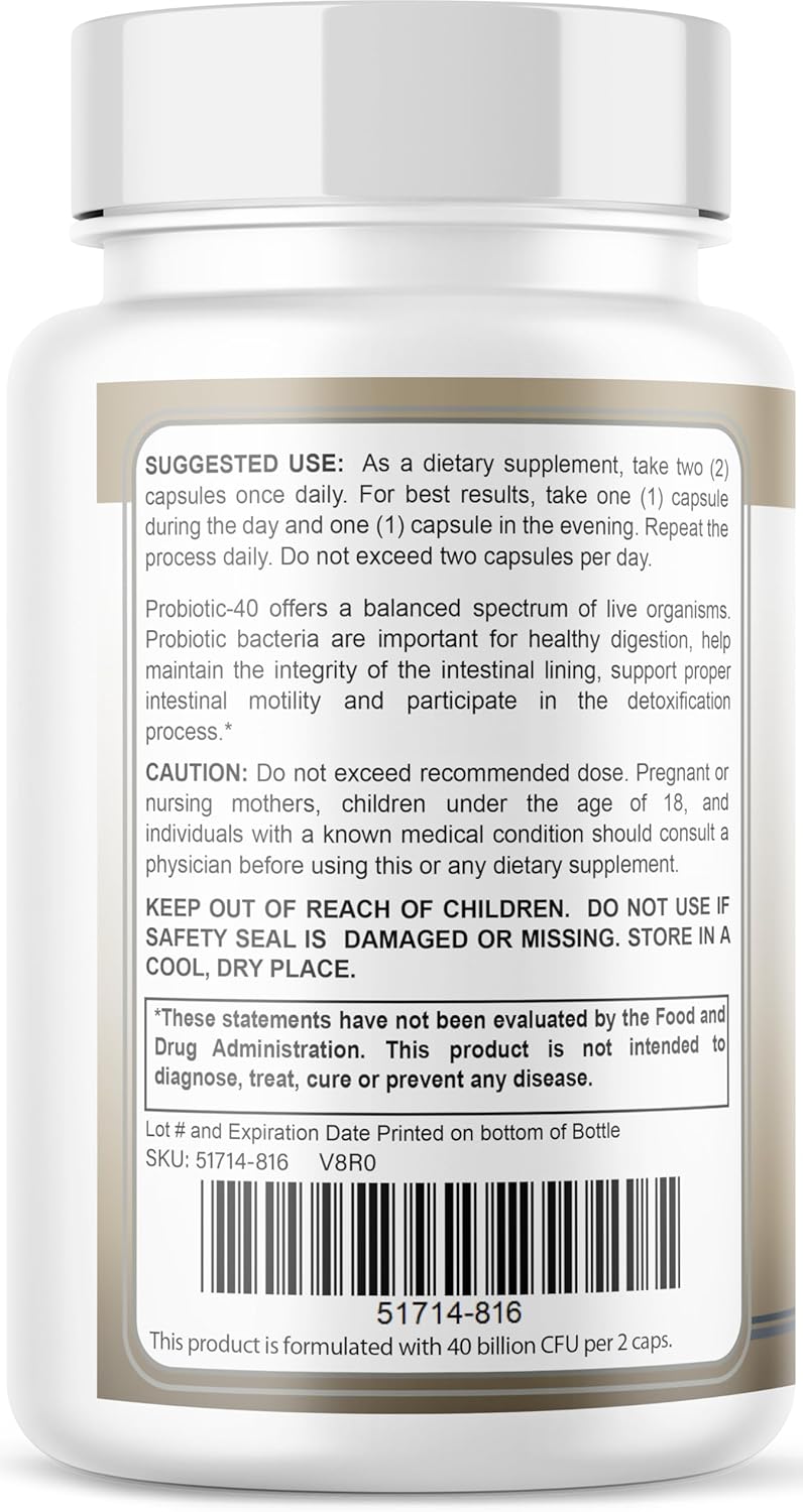 Complete Gut Restore – Probiotics for Gut Health, Probiotic Supplements for Digestion - Probiotics for Gut Health, 6 in 1 Probiotic Formula for Optimal Bio Health | Made in USA, GMP Certified (1)