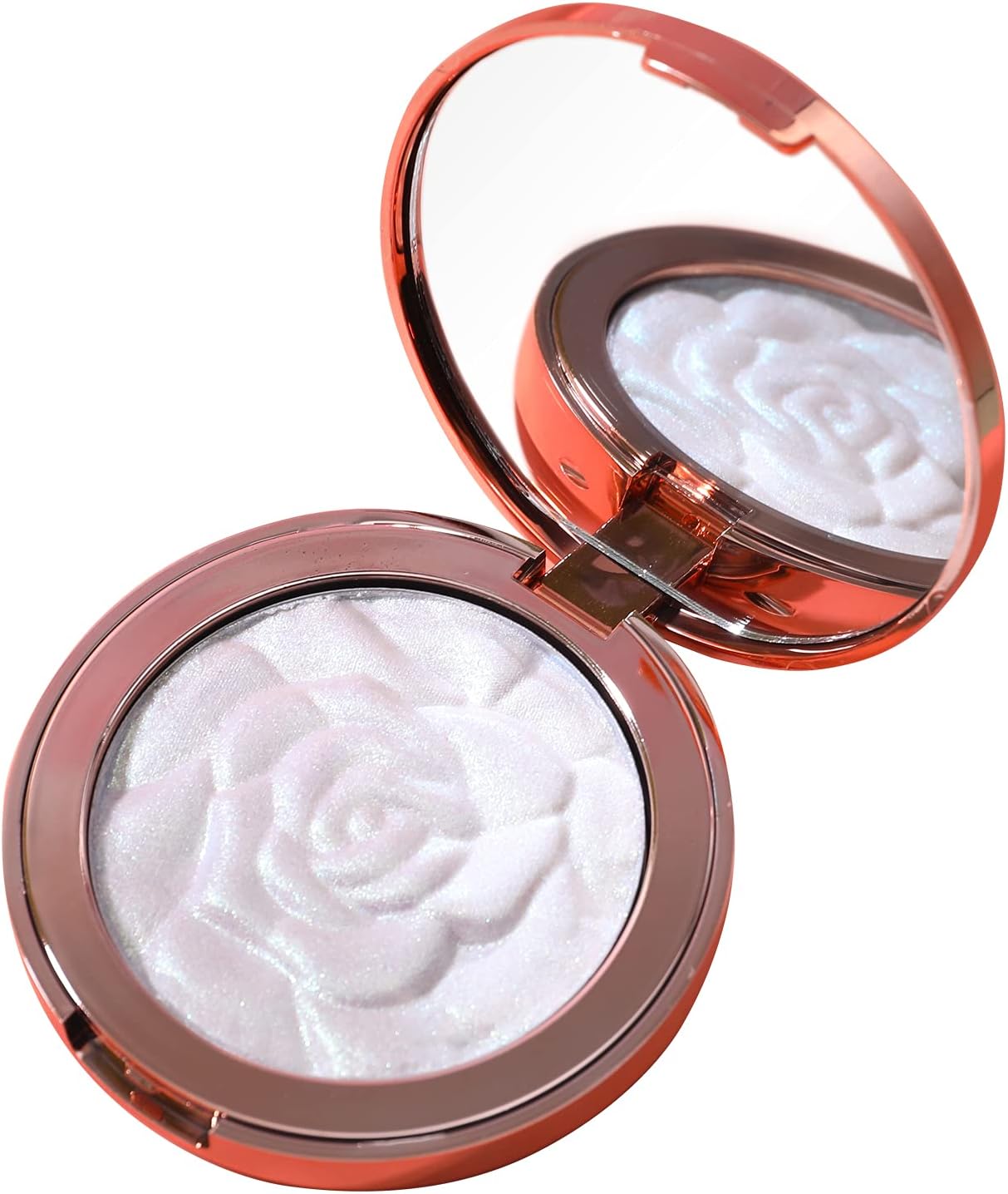 ONLYBETTER Highlighter Makeup, Face Highlighter, Long Lasting Cream Glitter Highlighter Makeup - Silver White Highlighter